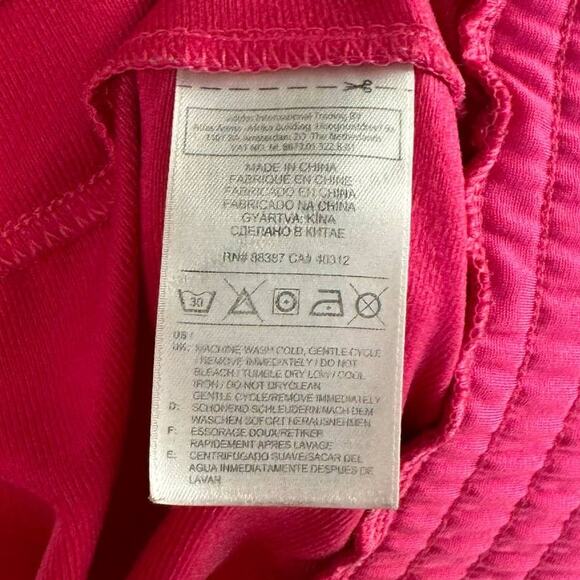 ADIDAS | Gray & Pink Color Block High Neck Zip Up Sweatshirt | Women's Medium - Picture 9 of 11